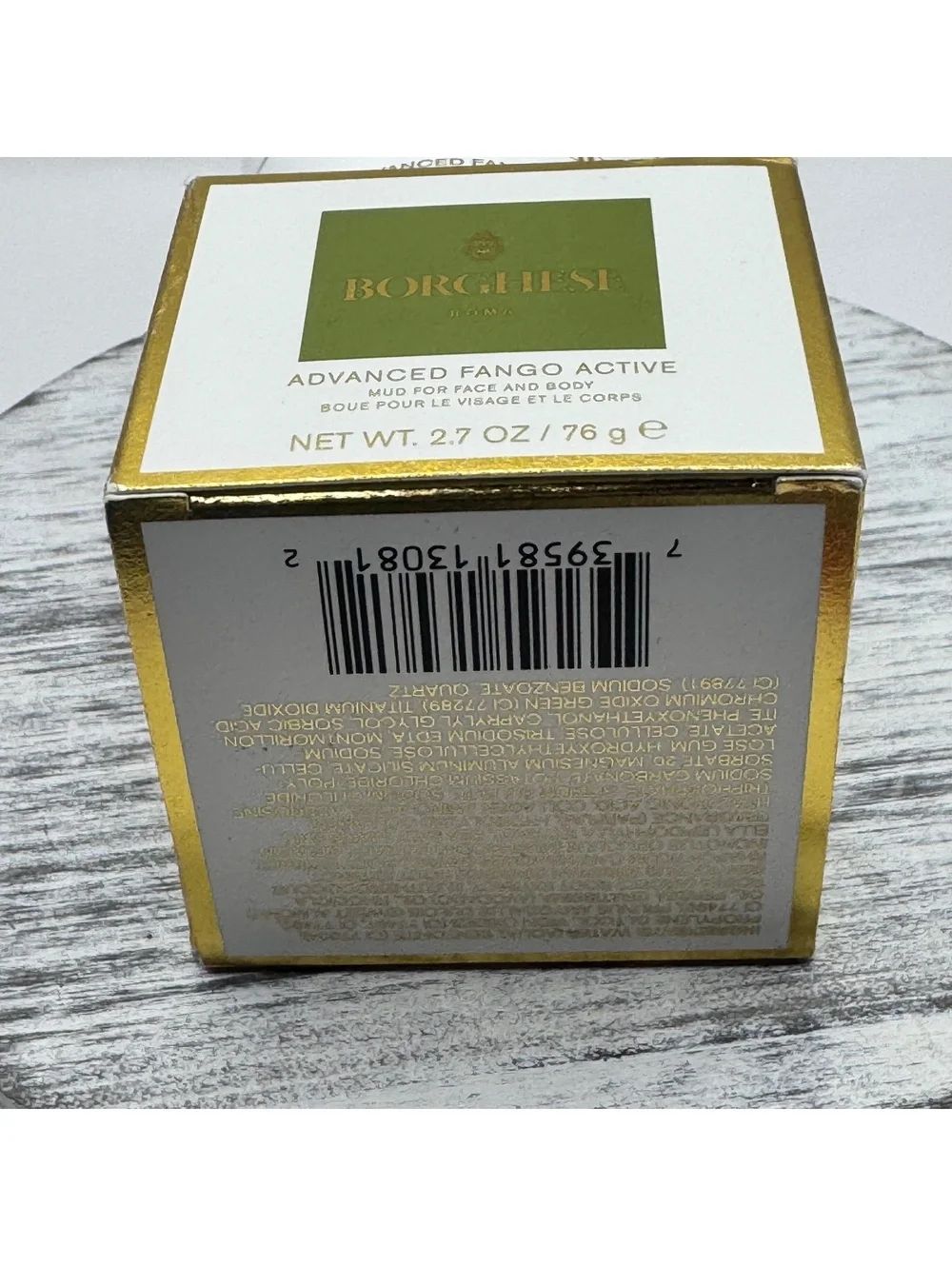 Borghese Roma Advanced Fango Active Mud Purifying for Face and Body 2.7oz BNIB